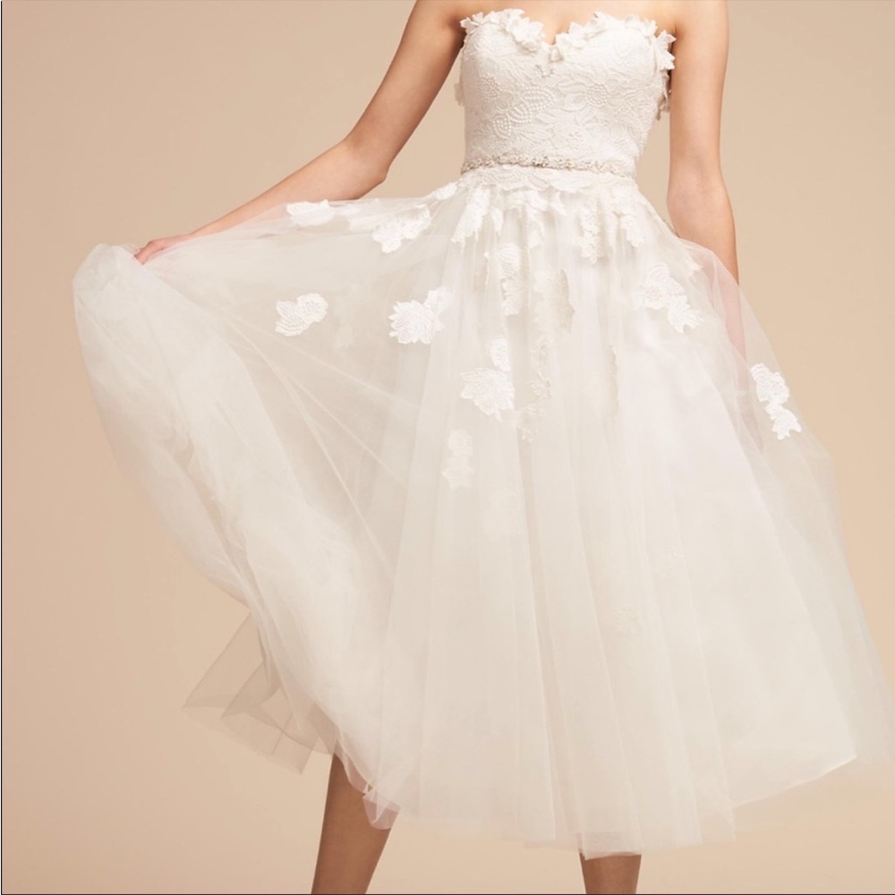 Anthropology BHLDN Ivory Dress - Picture 3 of 3